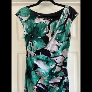 Connected Apparel Floral Sheath Dress